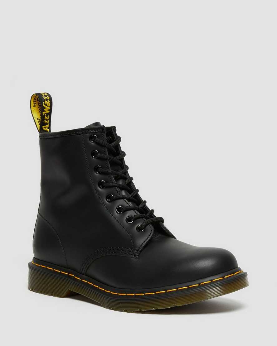 Dr. Martens 1460 Nappa Nahka Miesten Nauhalliset Nilkkurit - Mustat Nilkkurit [109-EOFVMU]